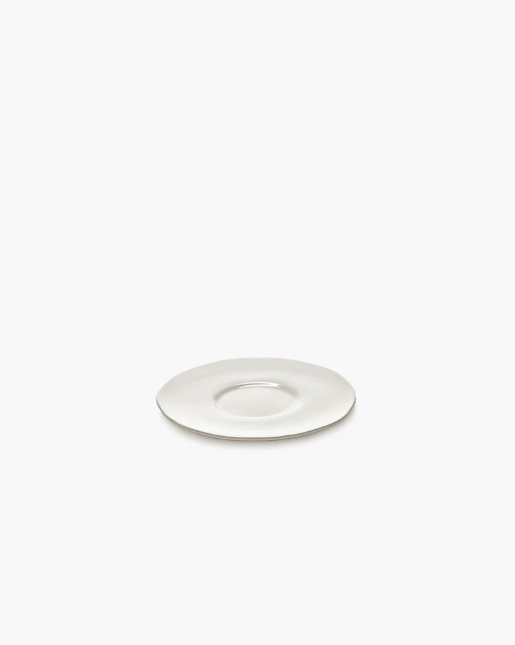Bordje voor Koffiekop Silhouette D12,7 H1,13 cm Wit