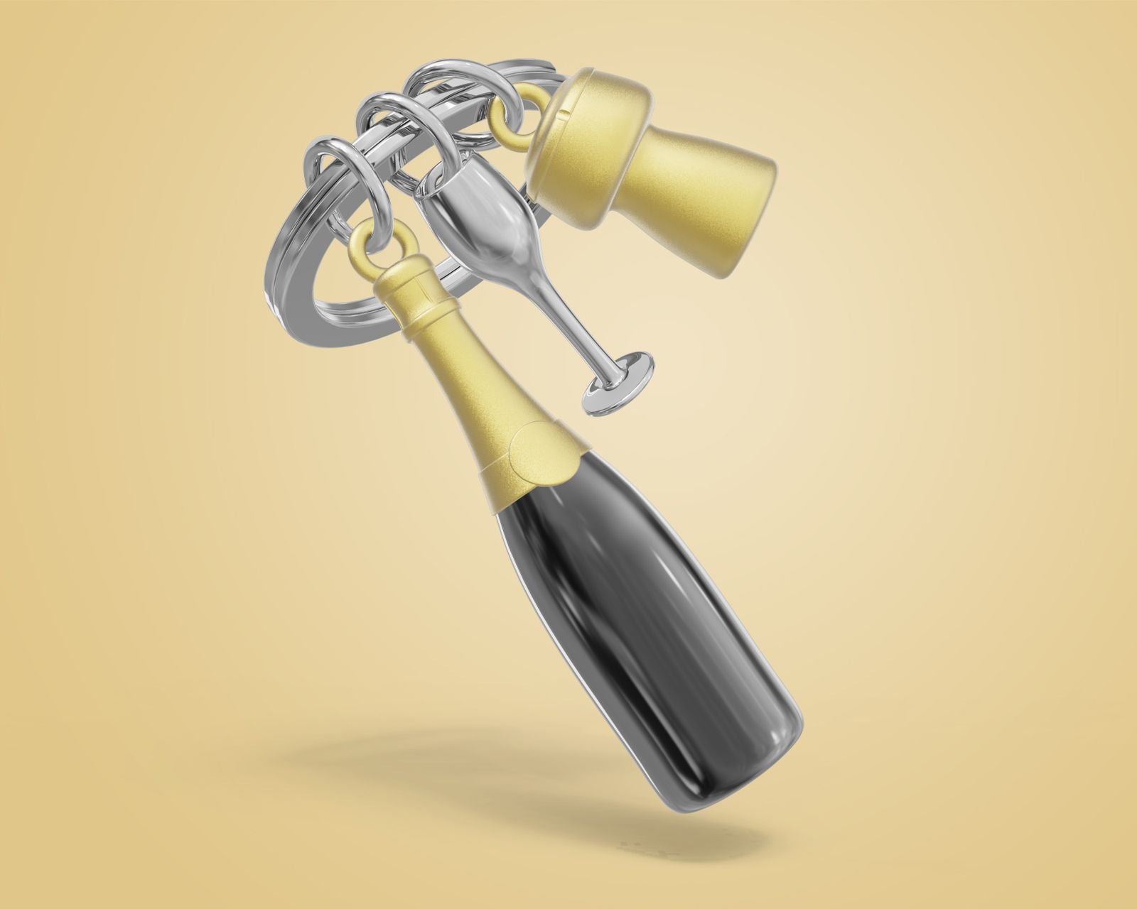 Sleutelhanger Foodie Collection Champagne