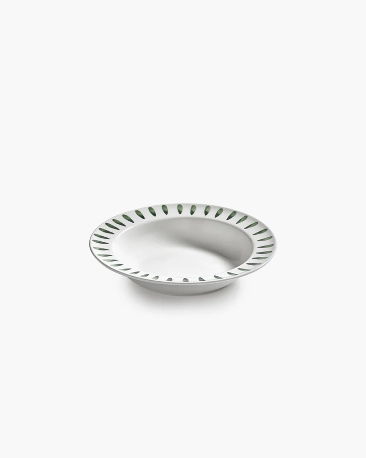 Pastabord Charly Diep D23,5 H4,3 cm Green