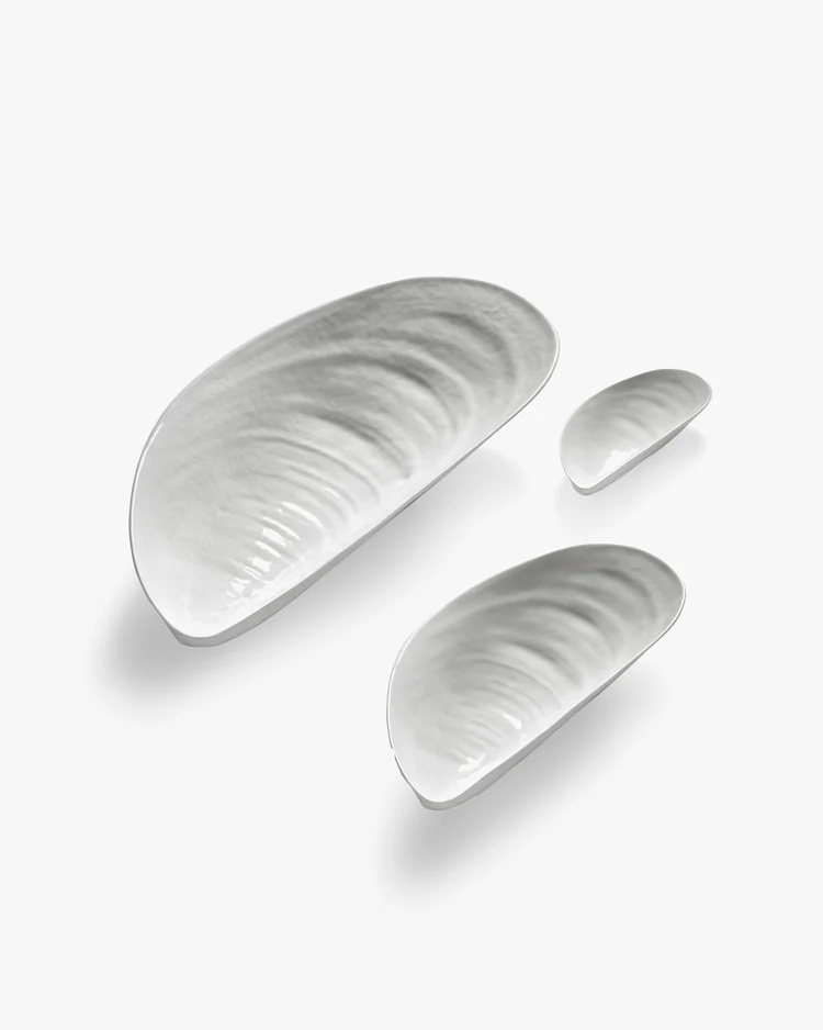 Schaal Marcel M L30,5 B14 H5,5 cm Wit