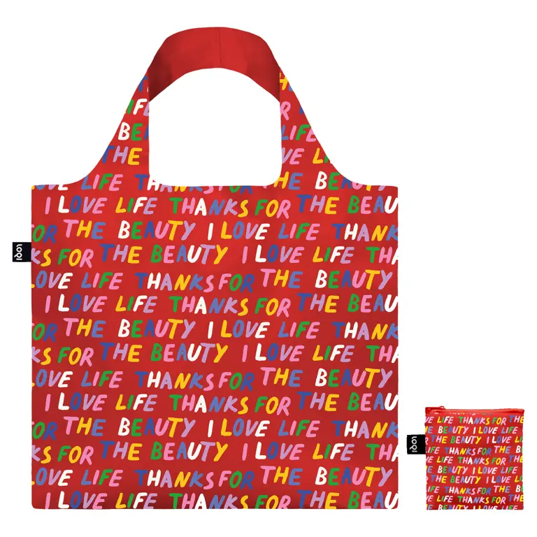 Bag Loqi Artist Collection Love Life Red