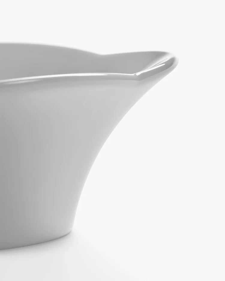 Serveerkom Silhouette Ovaal M L27,2 B18,9 H6 cm Wit