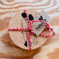 Glas Onderzetter Helen B Kurk Naked Couple Back Set 6