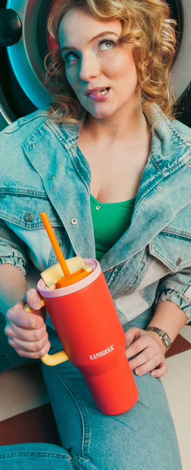 Drinkfles Rio 950ml Pink Papaya