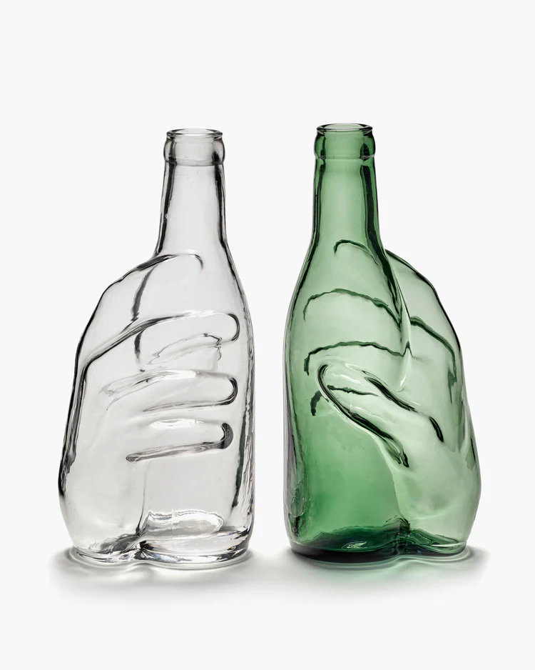 Karaf Edward L12 B10,7 H25,5 cm Smaragdgroen