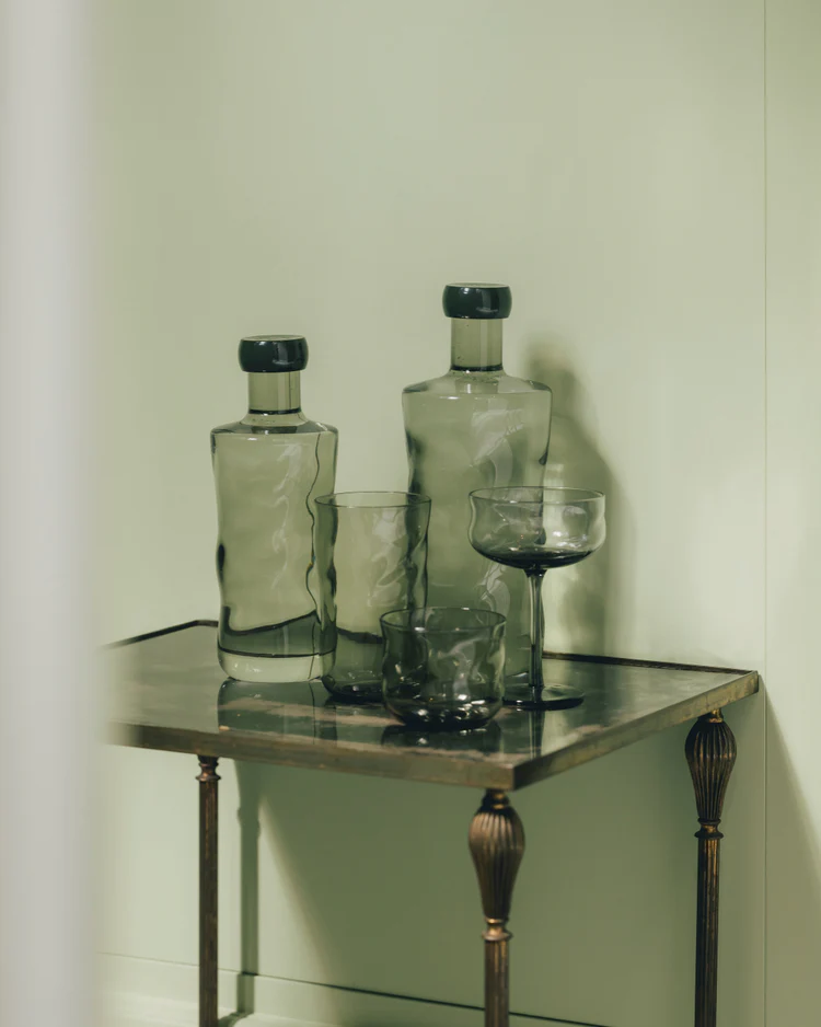 Waterglas Paveau Swirl Tumbler Mist Donkergrijs