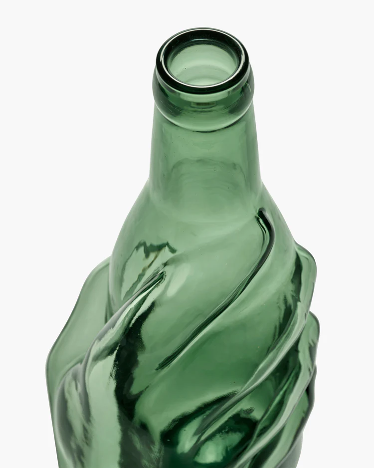 Karaf Edward L12 B10,7 H25,5 cm Smaragdgroen