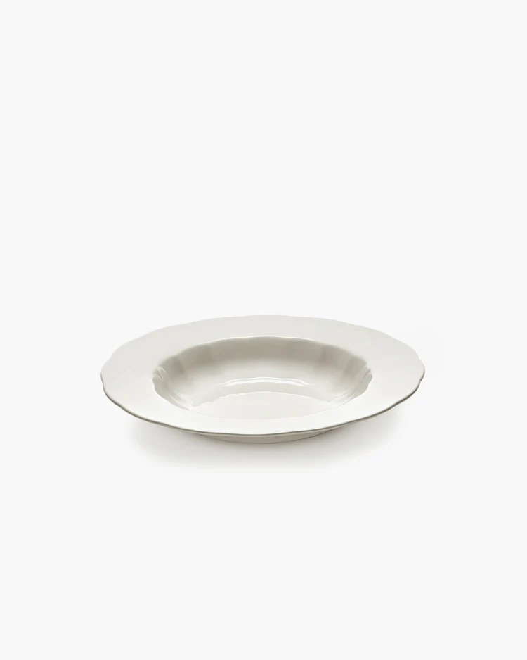 Bord Silhouette Hoog L D27 H4 cm Wit