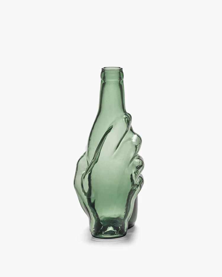 Karaf Edward L12 B10,7 H25,5 cm Smaragdgroen