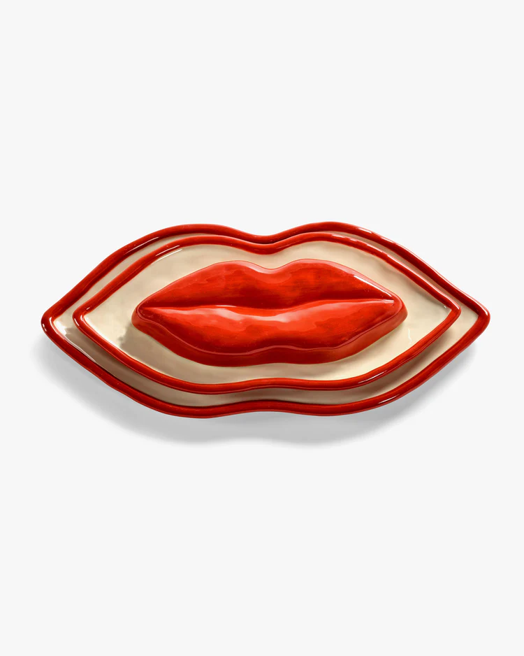 Schaaltjes Lips Serving Dish Set 3