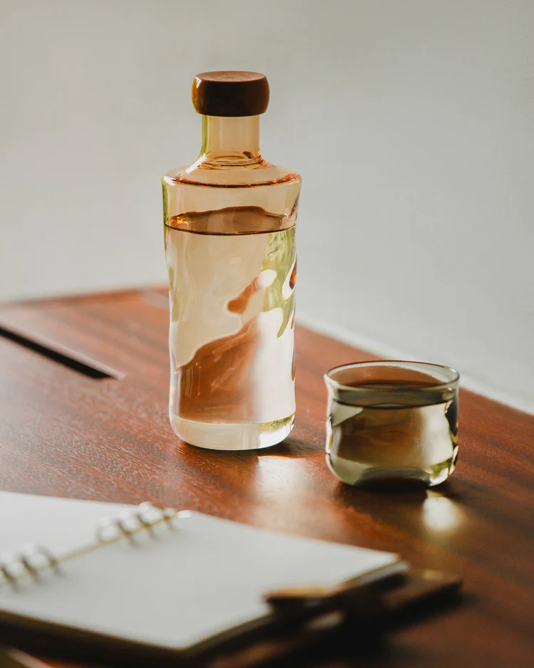 Karaf Paveau Swirl Large 1,25L Glow Terracotta