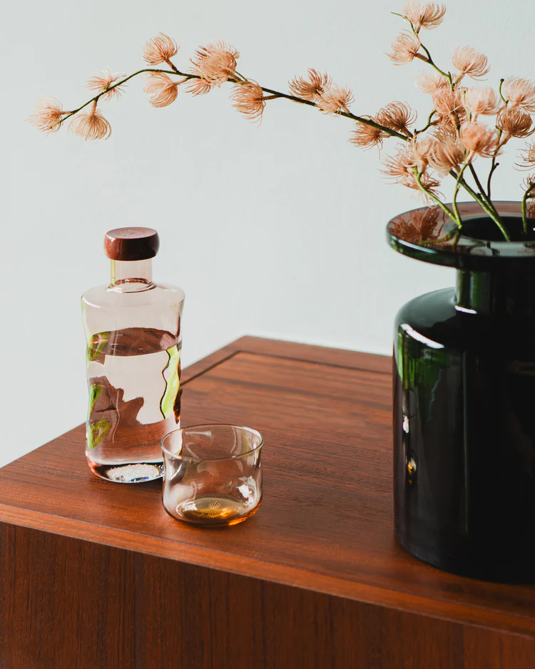 Waterglas Paveau Swirl Tumbler Glow Terracotta