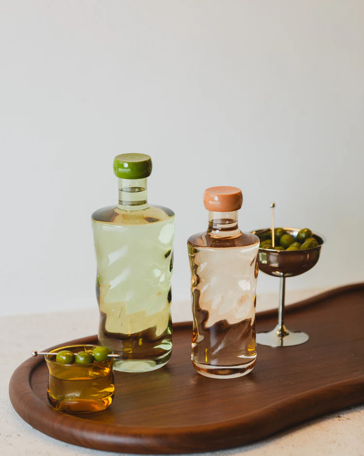 Karaf Paveau Swirl Medium 0,75L Glow Terracotta