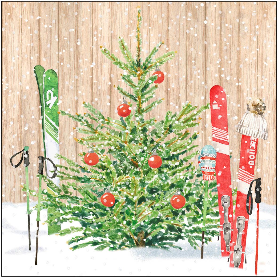 Serviet Papier PPD Groot Kerst / Nieuwjaar Verschillende Prints