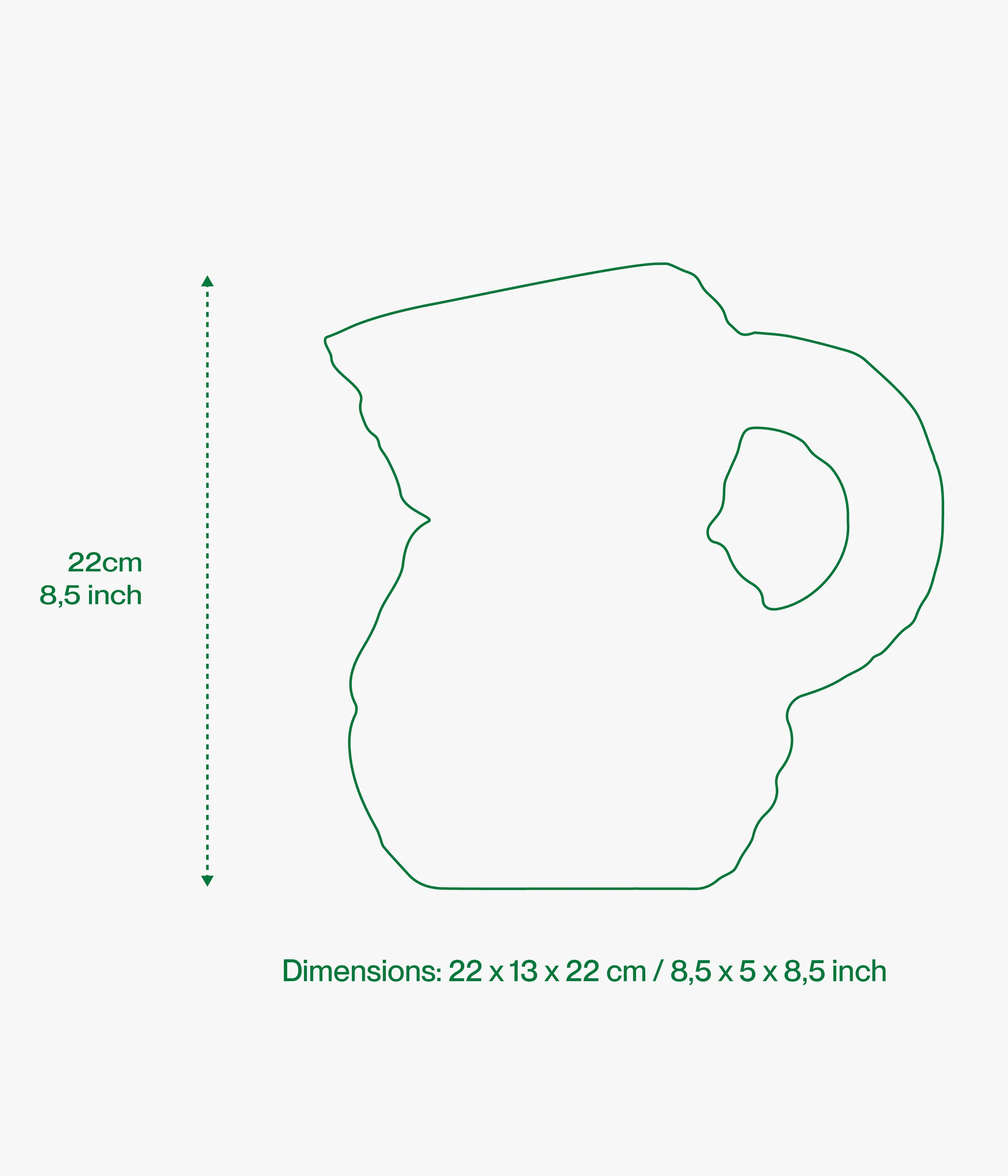 Kan Blow Up Jug Emily Yolk Yellow