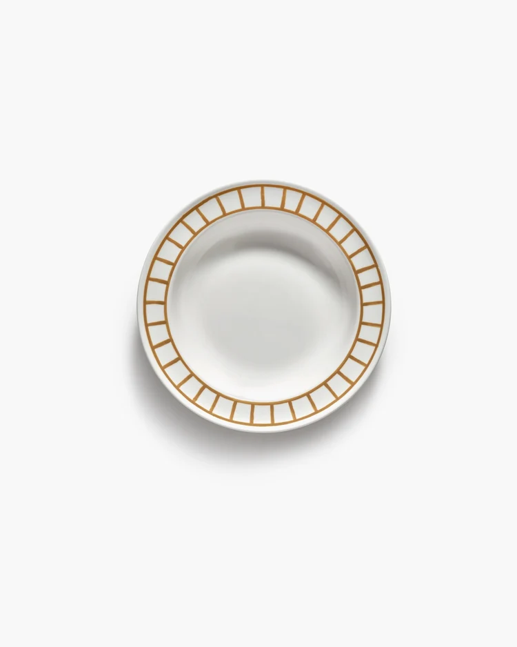 Pastabord Charly Diep D23,5 H4,3 cm Yellow