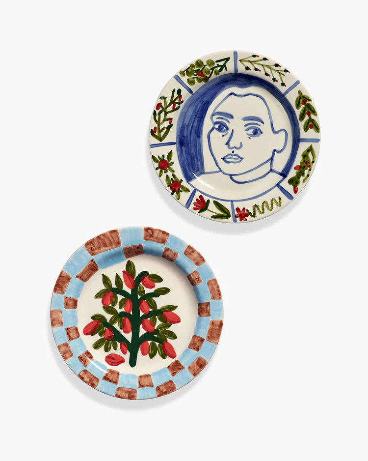 Borden Santiago De Borja 05 Inti Munay D25,8 H2,9 cm set 2 Mix