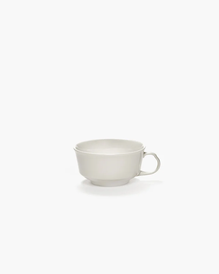 Koffiekop Silhouette L11,3 B9,4 H5 cm Wit