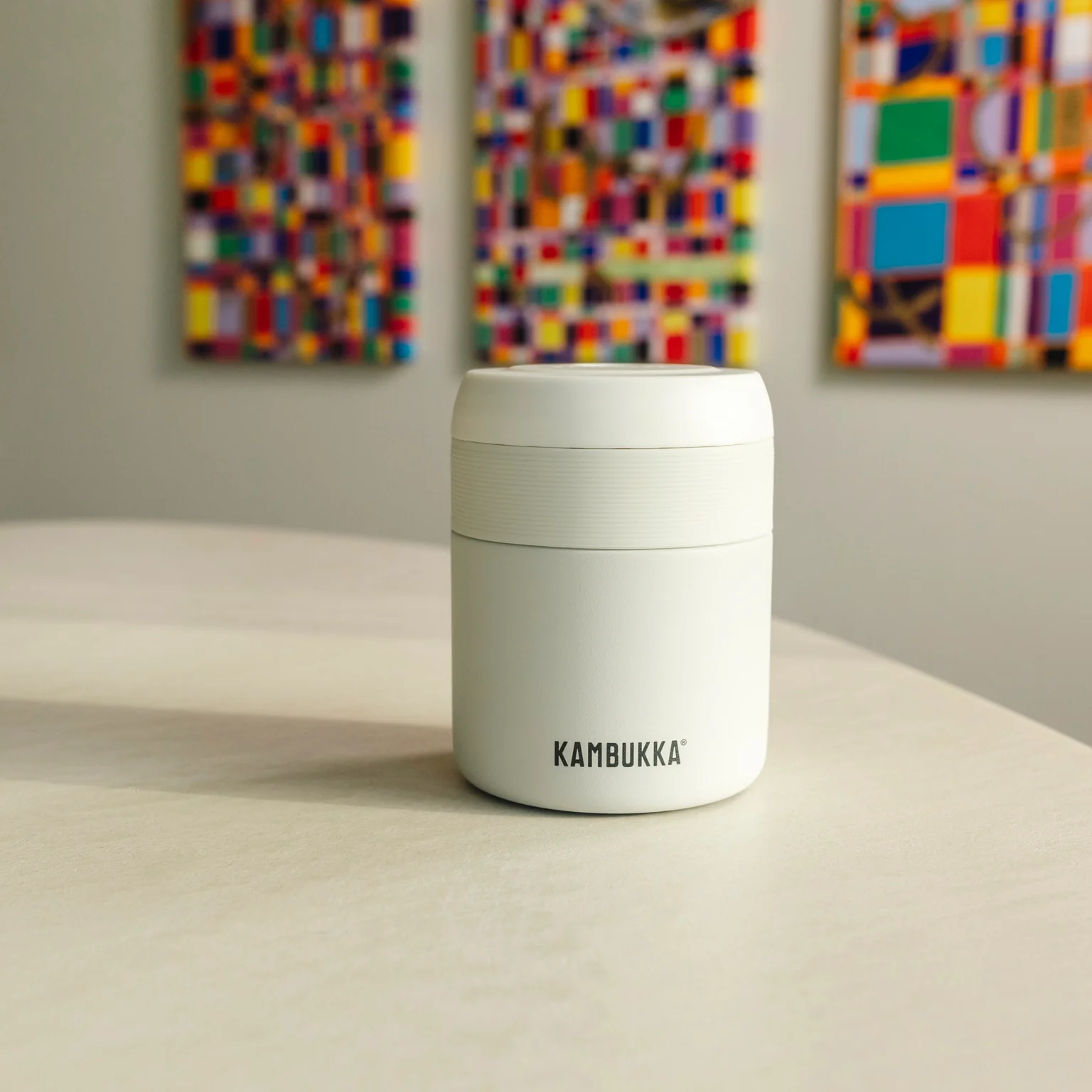 Thermos Lunch Box Bora 600ml Chalk White