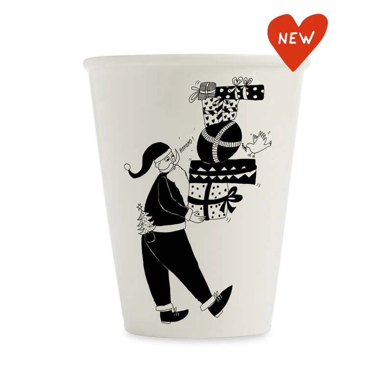 Beker Helen B Kerstman met Cadeau's