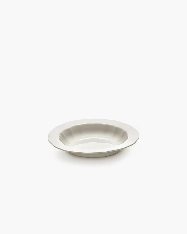 Bord Silhouette Hoog S D21,5 H3,6 cm Wit