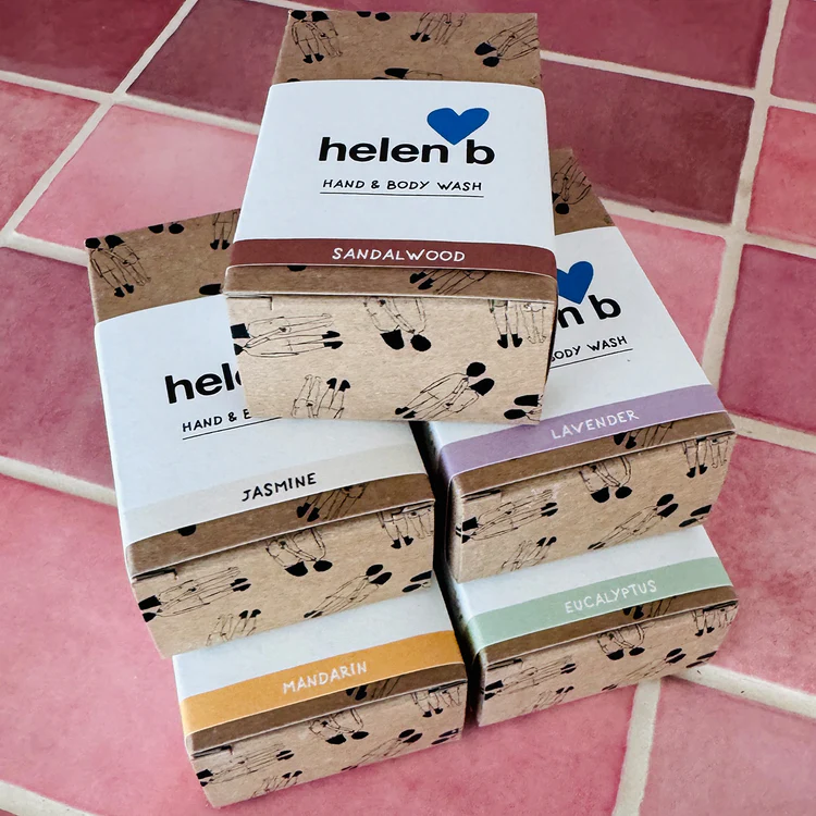 Zeep Helen B Naked Couple Back Lavendel