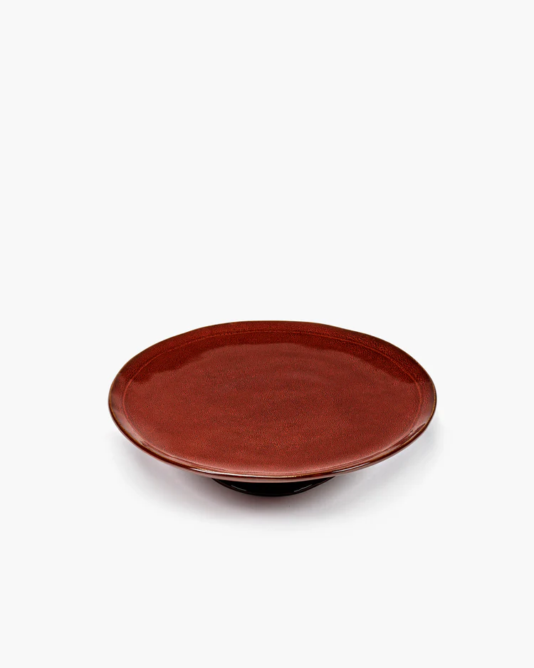 Taartstaander La Mere L D30,5 H6 cm Venetian Red