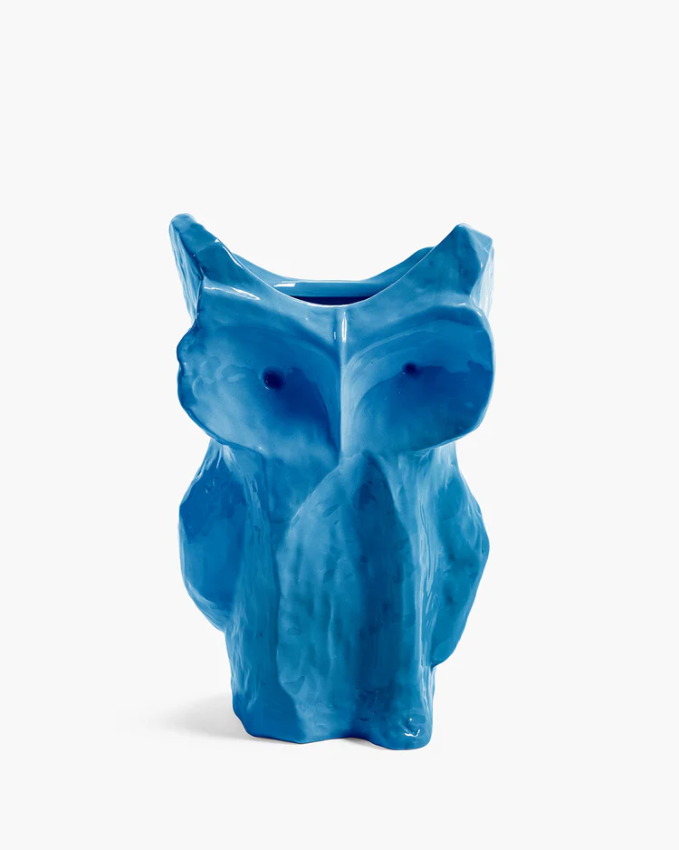 Vaas After Midnight L L19,5 B19,5 H30 cm Blauw