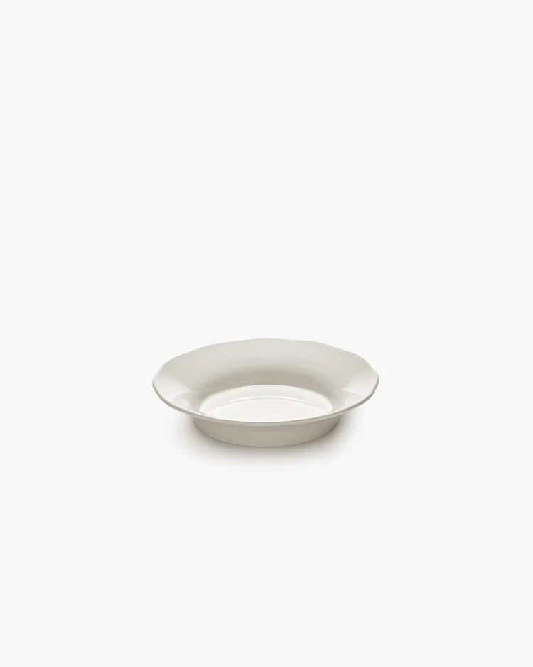 Bord Silhouette Hoog Side L D18,5 H3,6 cm Wit