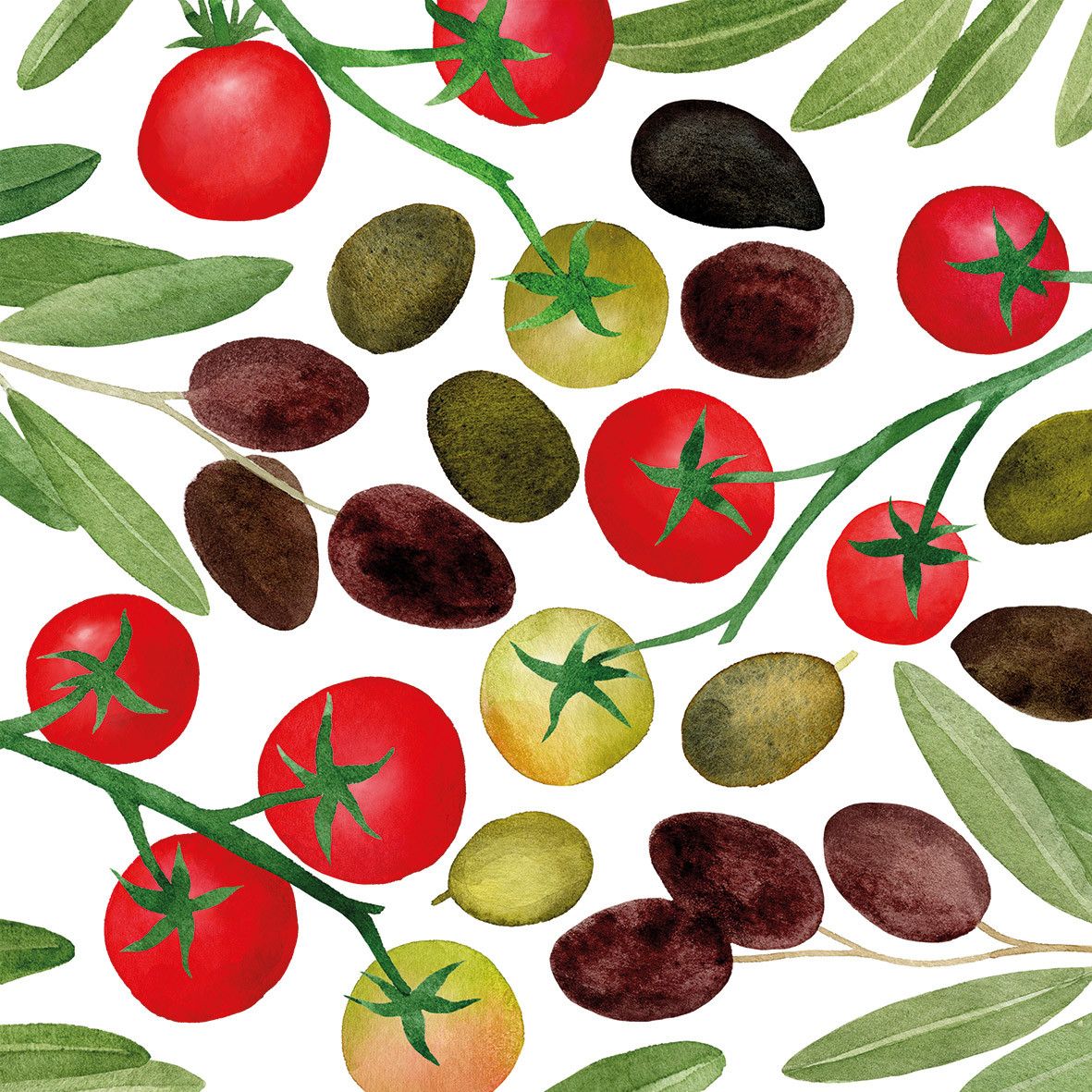 Serviet Papier PPD Groot Mix New