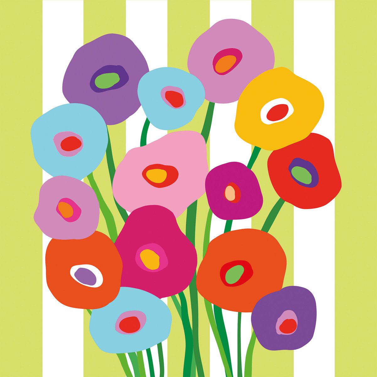 Serviet Papier PPD Groot Mix New