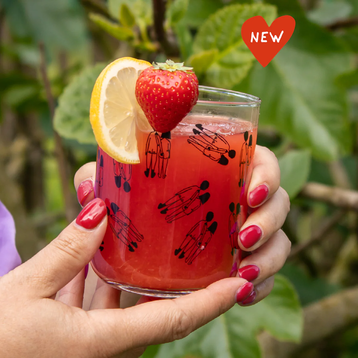 Waterglas Helen B Naked Couple Back Set 4