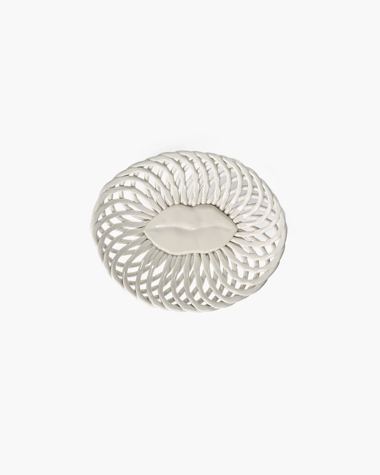 Mandje Lips Salvador Basket L27 B22 H7 cm Wit