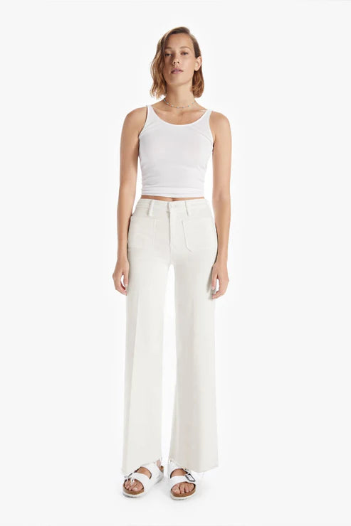 Jeans Mother Patch Pocket Twister Fray