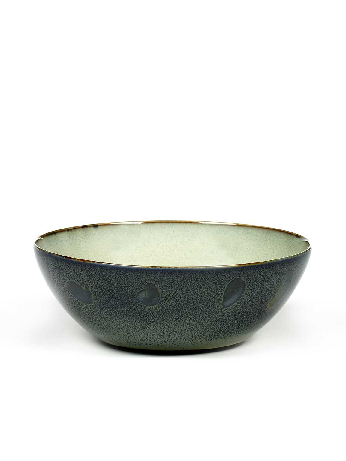 BOWL XL D18,4 H7,1 MISTY GREY / DARK BLUE