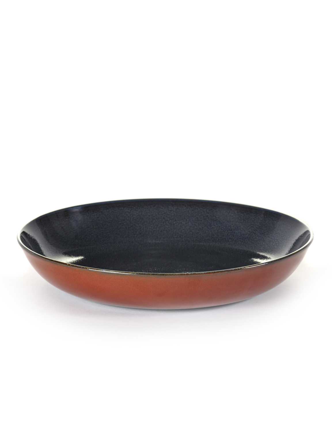 PASTA BORD D23,5 H4,5 CM DARK BLUE/RUST