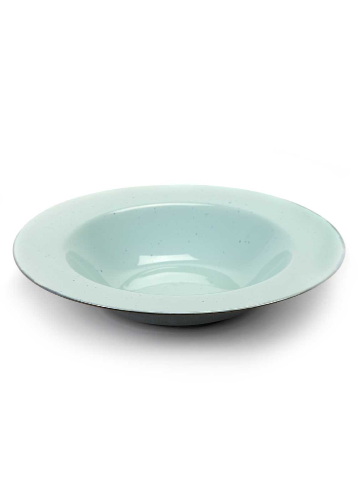 BORD DIEP DEGUSTATIE LARGE ROUND D27,3 H5,3 CM LIGHT BLUE/SMOKEY BLUE