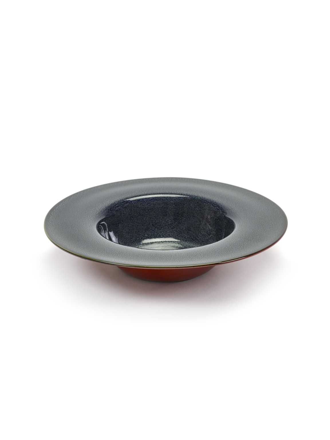 BORD DIEP DEGUSTATIE SMALL ROUND D21,3 H5 CM DARK BLUE/RUST