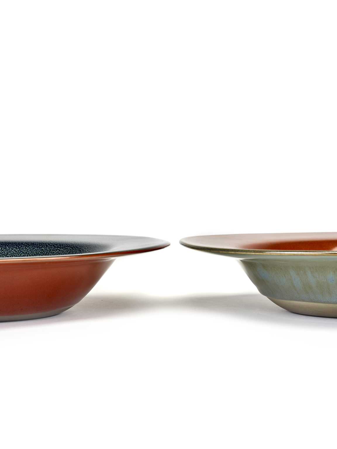 BORD DIEP DEGUSTATIE SMALL ROUND D21,3 H5 CM RUST/SMOKEY BLUE