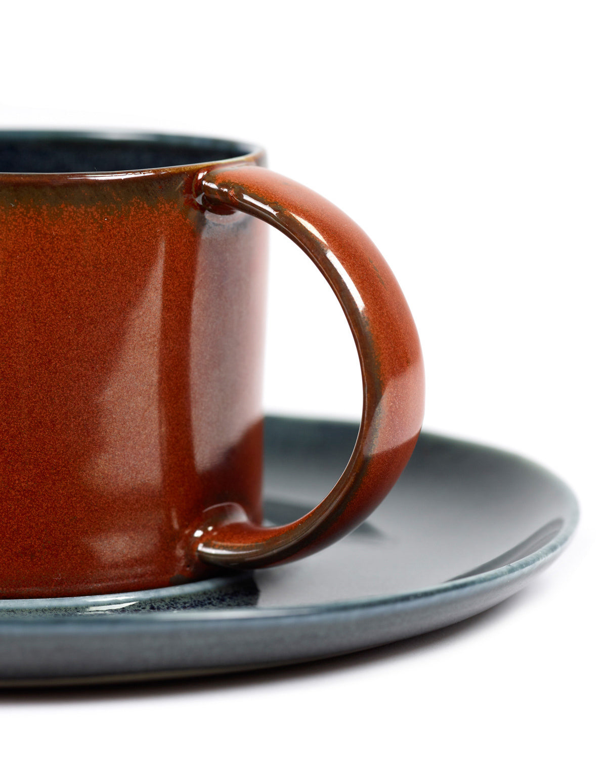 <transcy>PLATE COFFEE BAG D8 / D13.5 H1.2 SMOKEY BLUE</transcy>