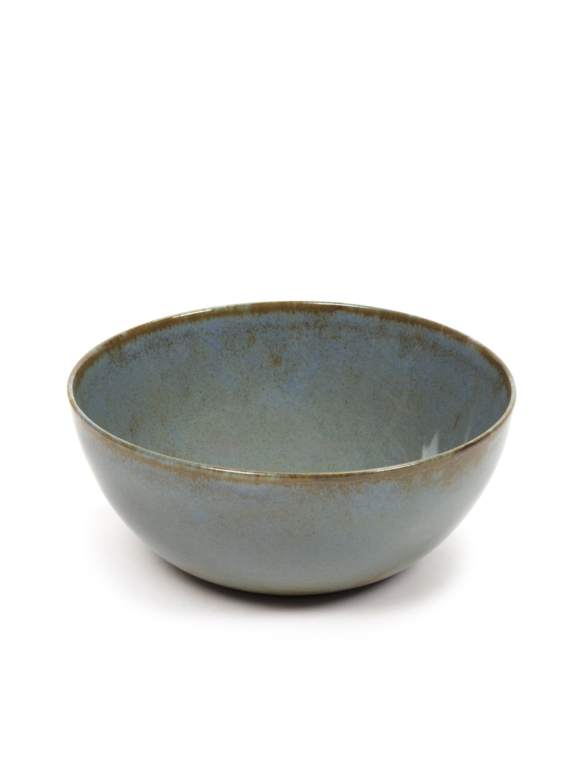 BOWL L D15 H6 SMOKEY BLUE