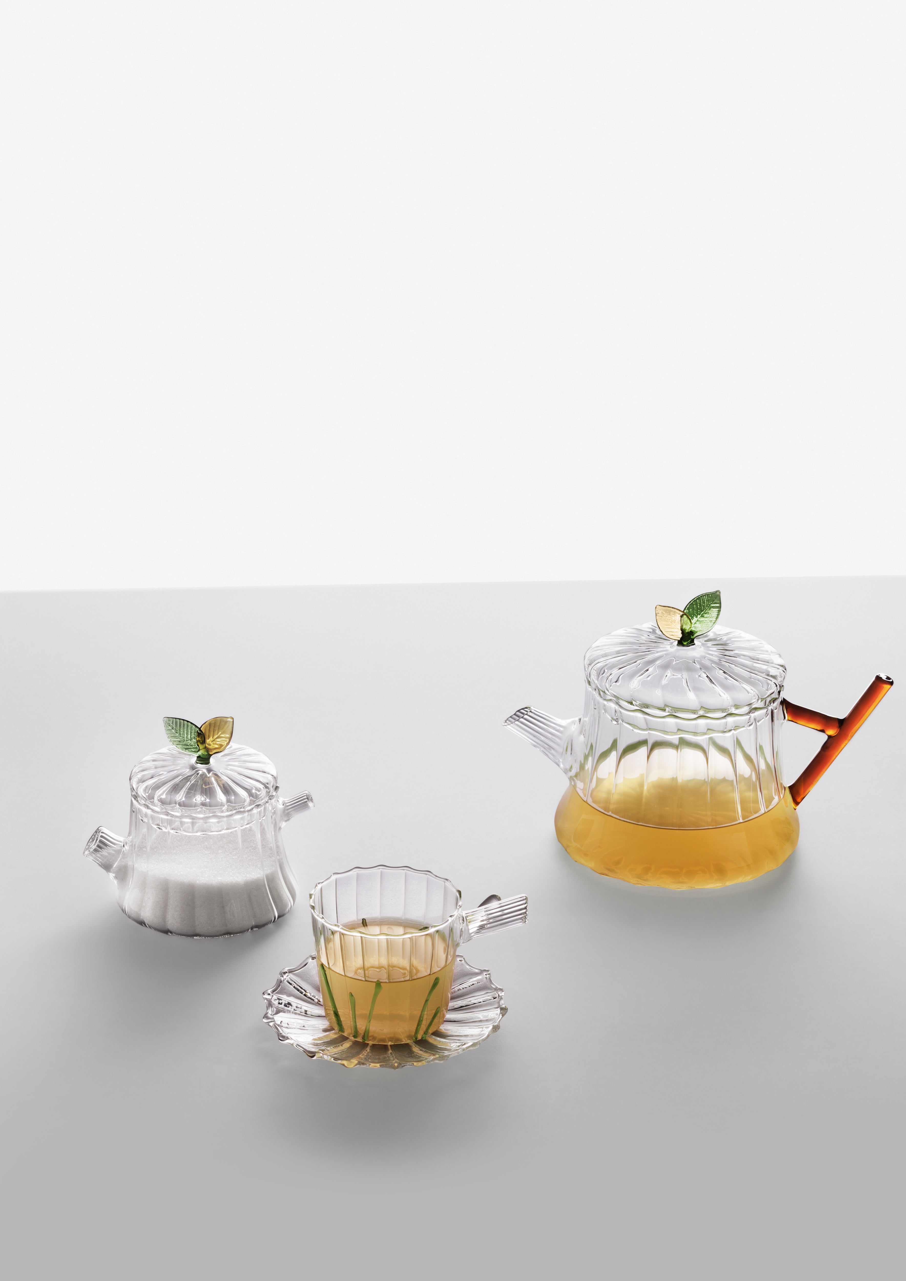 <transcy>Tea bag with plate Ichendorf Greenwood Leaves</transcy>