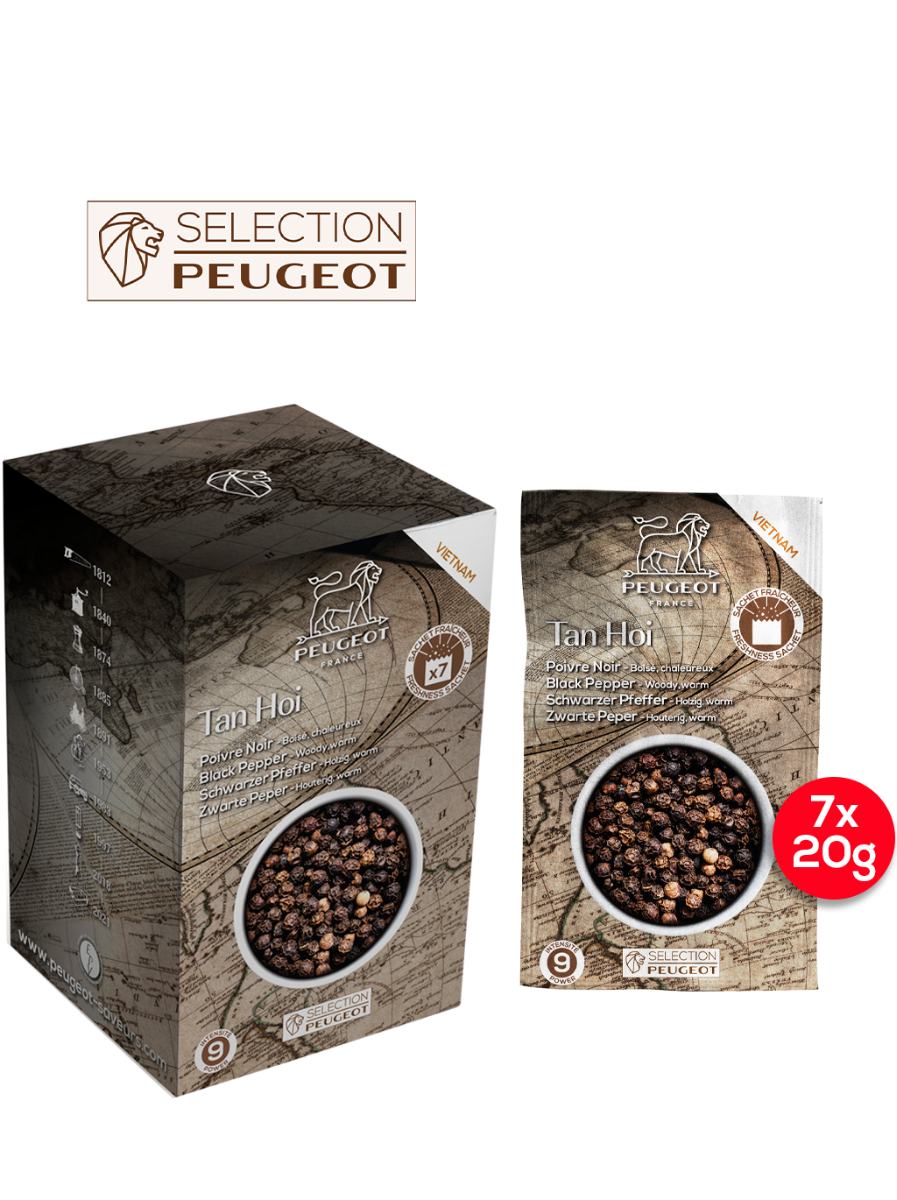 Peper Peugeot Black Pepper Tan Hoi 140g