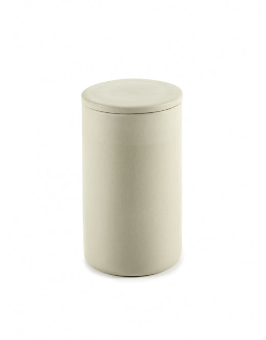 Potje met Deksel Cose Rond L D7 H12,6 Beige