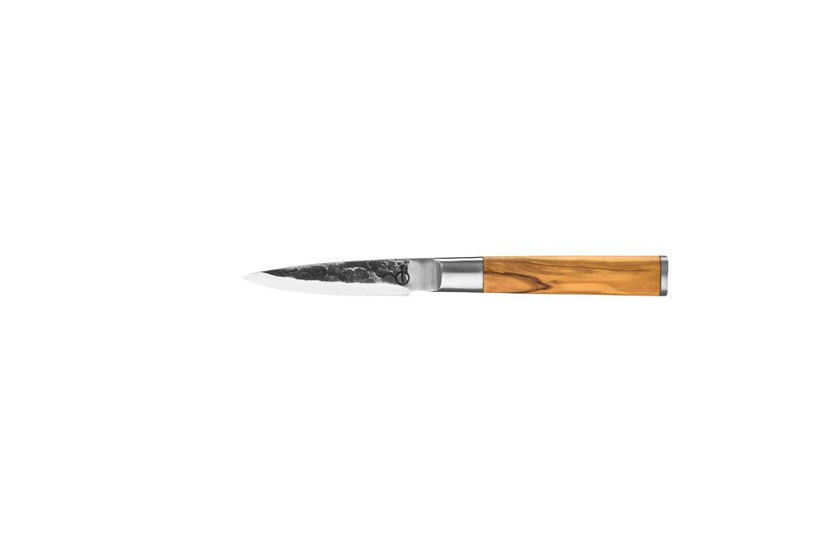 <transcy>Knife Forged Olive Wood Paring Knife</transcy>