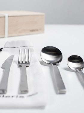 Bestek Maarten Baas Giftbox 16-delig Brushed Stainless Steel