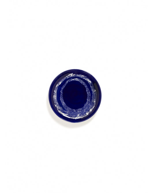 Bord Feast S D19 X H2 Cm Lapis Lazuli Swirl-Dots Wit