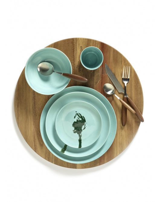 <transcy>Plate Feast Xs L16 X W16 X H2 Cm Azure Artichoke Green</transcy>