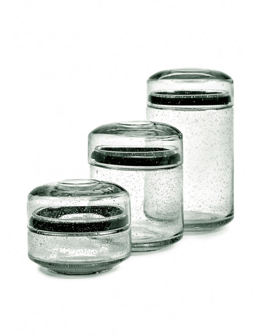 <transcy>Storage Jar Glass Storage Medium D12 H16</transcy>
