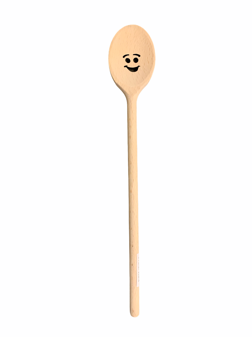 Lepel Hout Ovaal 30cm Smiley